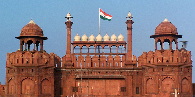 Red fort flag